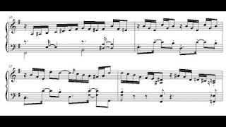 Carlos Aguirre: Milonga Gris for Piano (Score video)