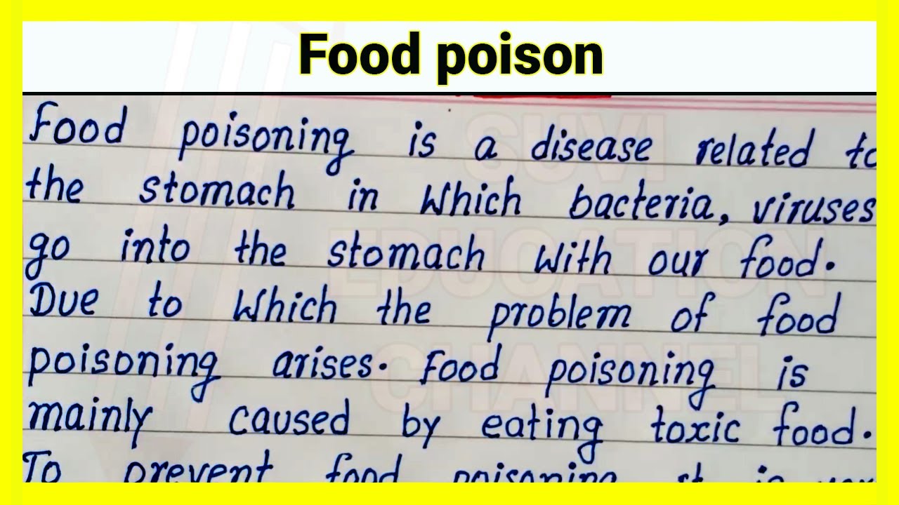 essay about food poison