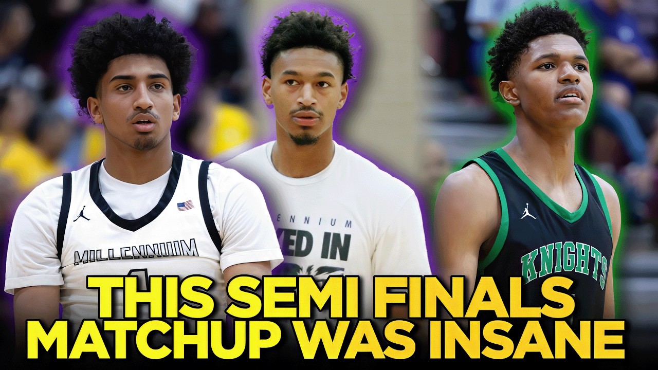 GAME WINNER AT THE BUZZER?! | Millennium Vs St Mary's AIA Open State Semi Finals