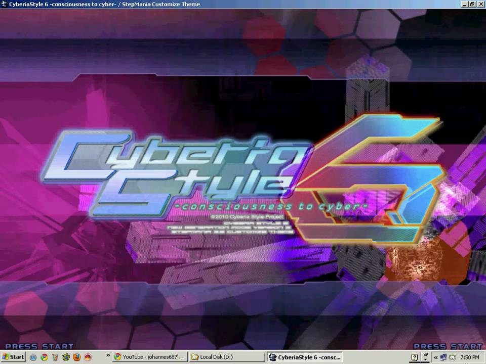 StepMania demo (cyberia style 6 theme version)