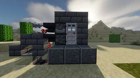 Redstone Keycard Door Tutorial