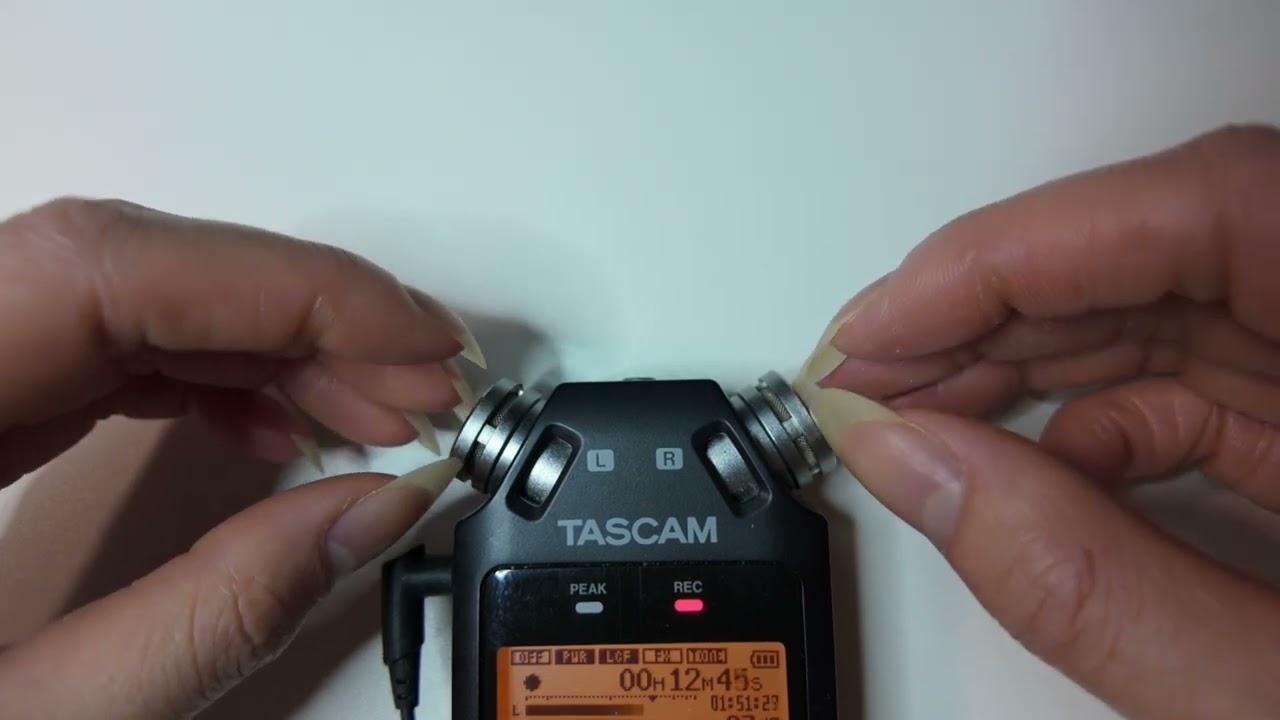 ASMR Tascam Pure Mic Scratching (No Talking)