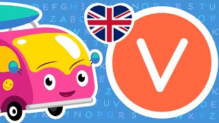 Вивчаємо слова англійською мовою на літеру "V", Англійська для дітей, English alphabet for kids