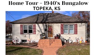 Tour 950 sq ft Bungalow - What Under $100k Can Buy - Topeka, KS