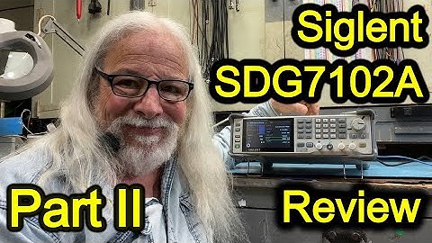 ⭐ Siglent SDG7102A 1GHz Arbitrary Function/Waveform Generator Review part 2 of 3 0019