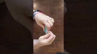 Resin experiment reveal - did it work? #artteacher #artshorts #resinart