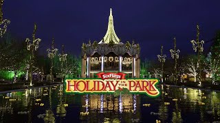 Holiday in the Park Lights | Six Flags Great America | 4K Cinematic