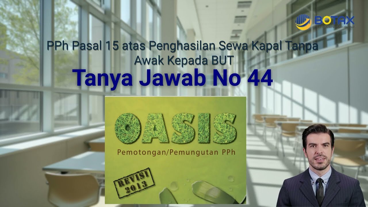PPh Pasal 15 atas Penghasilan Sewa Kapal Tanpa Awak Kepada BUT