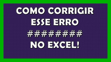 Como Resolver Erro no Excel Rápido e Fácil Esse erro ###### aqui #Shorts