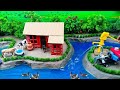 diy #mini motor pump set# पानी निकाल कर #cow# को दिया गया #science project #1 million views#