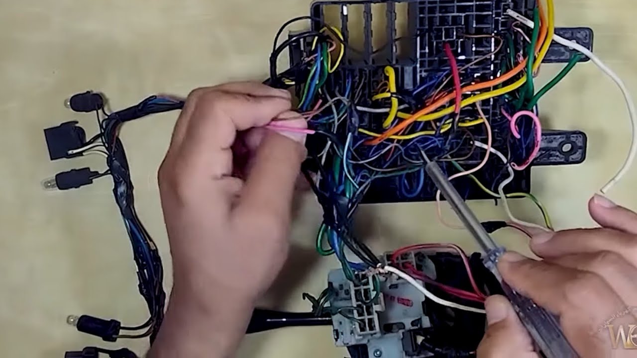 توصيل النور الصغير  والعالي والإشارات All Front Lamb