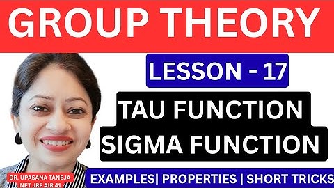 τ(n) & σ(n) Explained with Examples + Short Tricks | Exam Ready Bsc MSc Net Gate IITjam 