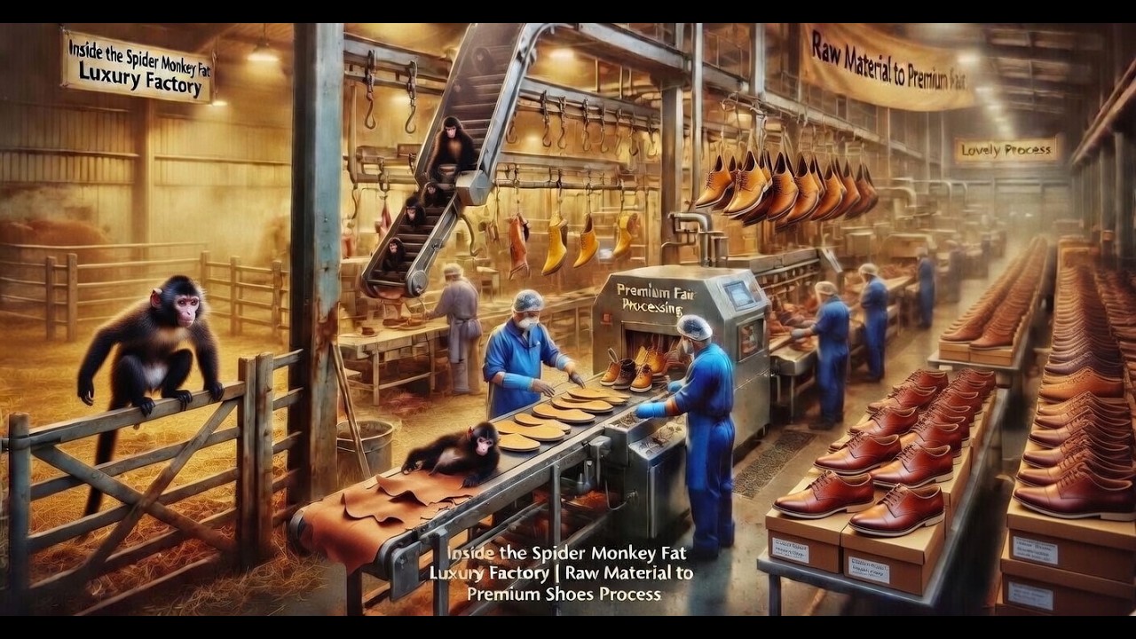 Inside The Monkey Leather Factory | Full Shoe Manufacturing Process Step By Step
