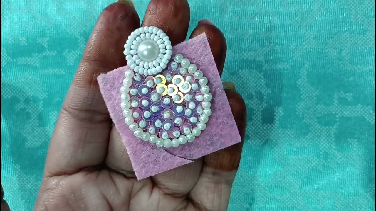 Diy sequence earrings | diy earrings at home #diysequenceearring #diyathome #easydiyidea #dailydiys