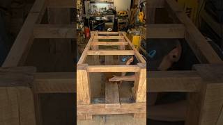 Full Build Modern Rustic Reclaimed Barn Wood Outdoor Dining Table