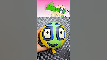 Turning a Balloon into Sprunki OC Numberblocks 24 #diyballoon #sprunkioc #numberblocks #funny