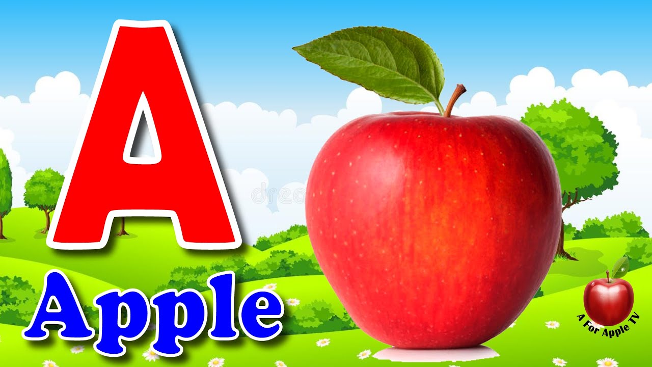 a for apple b for ball c for cat d for dog, alphabets, phonics song ...