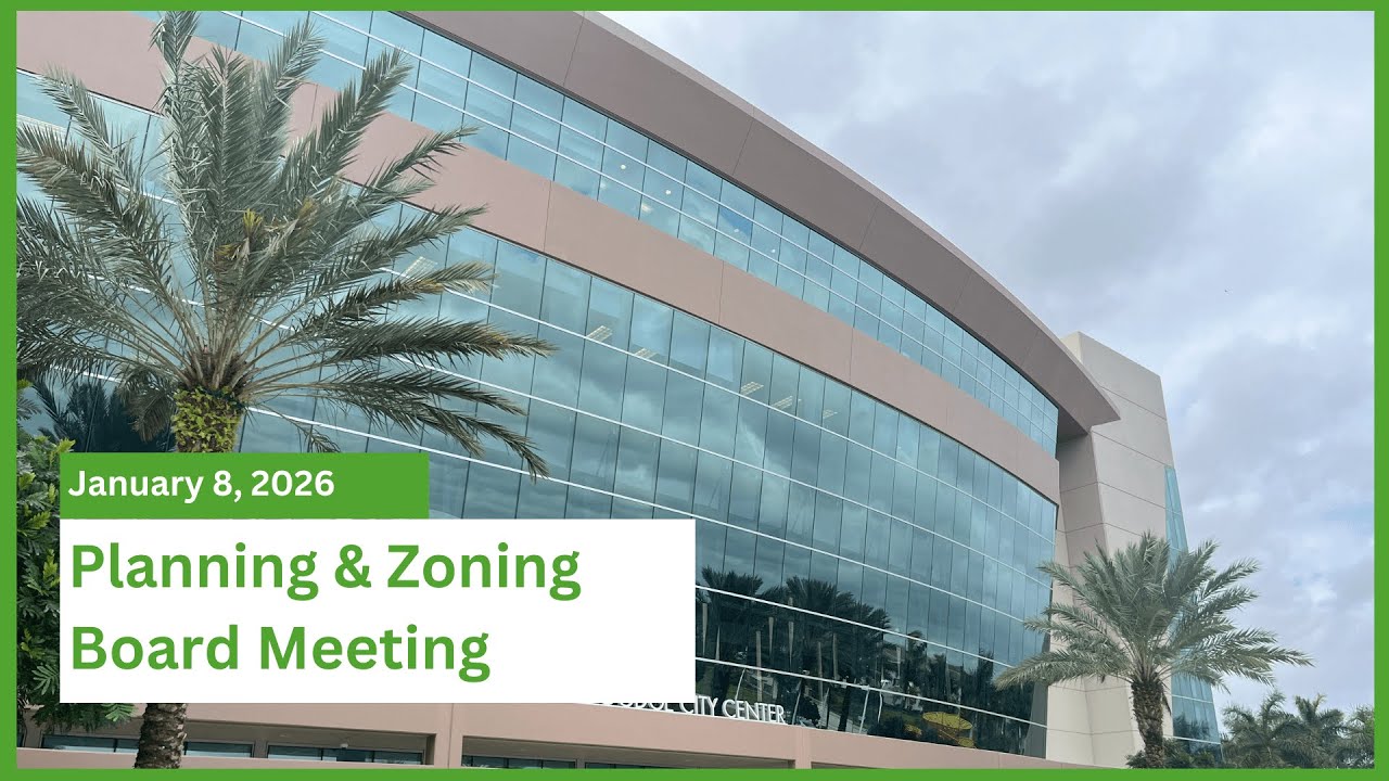 Planning & Zoning Board Meeting - January 8, 2026