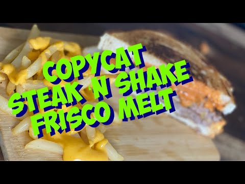 How To Make A Frisco Patty Melt Steak N Shake Copycat On A Blackstone