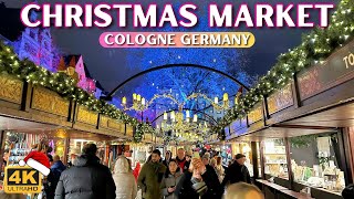 Красочная рождественская ярмарка в Кёльне 2023 🇩🇪 Пешеходная экскурсия по Германии