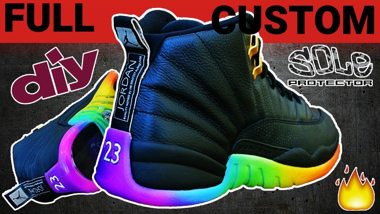 🌈 Unleashing the Custom Rainbow Bottom Jordan Master 12s! (+ DIY