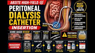 Peritoneal Dialysis Catheter Insertion Explained | ABSITE High-Yield (SCORE-Based)