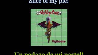 Mötley Crüe - Slice Of Your Pie - 03 - Lyrics / Subtitulos en español (Nwobhm) Traducida