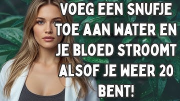 Voeg DIT toe aan je water na je 50e (uroloog legt het geheim van de bloedstroom uit) | Advies