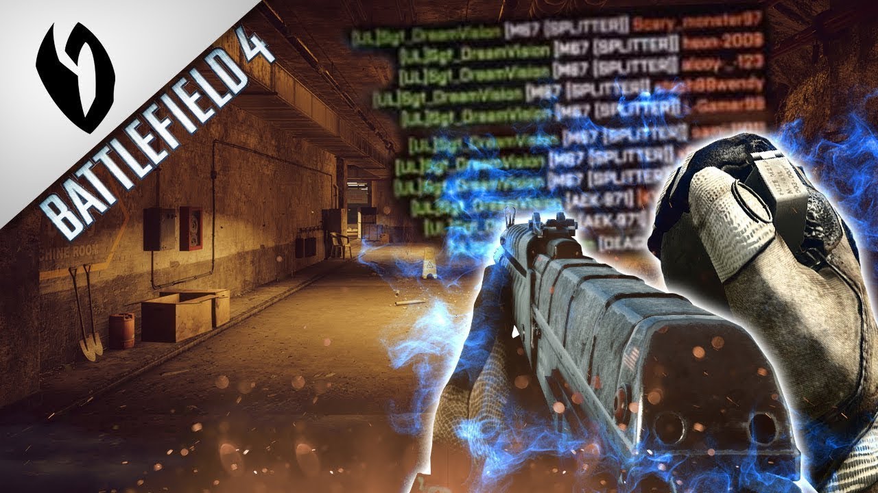 BATTLEFIELD 4: INSANE 8K - M67 FRAG KILLFEED (1910 Pointstreak)