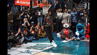 J. Cole Missed A Dunk After Dennis Smith Jr. In 2019 AT\&T Slam Dunk Contest | All-Star Weekend