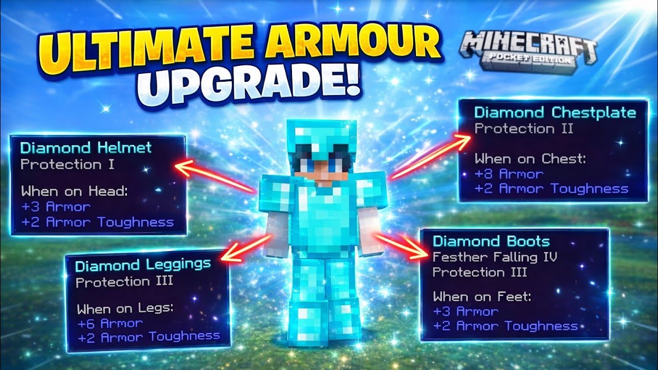 I Enchanted My Armour in Minecraft! 🔮🛡️ - YouTube