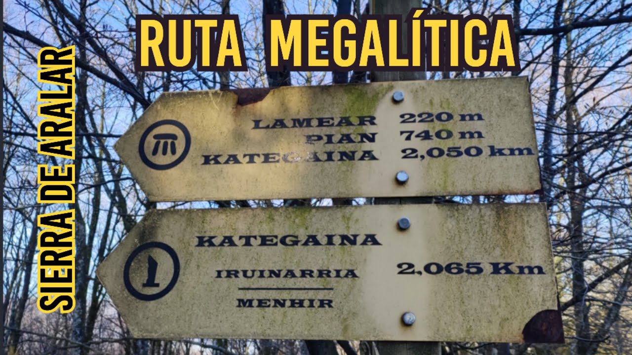Ruta arqueológica desde Madotz - DOLMEN DE LARRAZPIL -Dolmen de Lamear - Dolmen de Pian