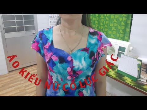 141/ cắt may ĐỒ BỘ NỮ / ÁO KIỂU ĐỒ BỘ NỮ / ÁO CỔ LỤC GIÁC/ ĐAM MÊ MAY VÁ HANA NGUYÊN