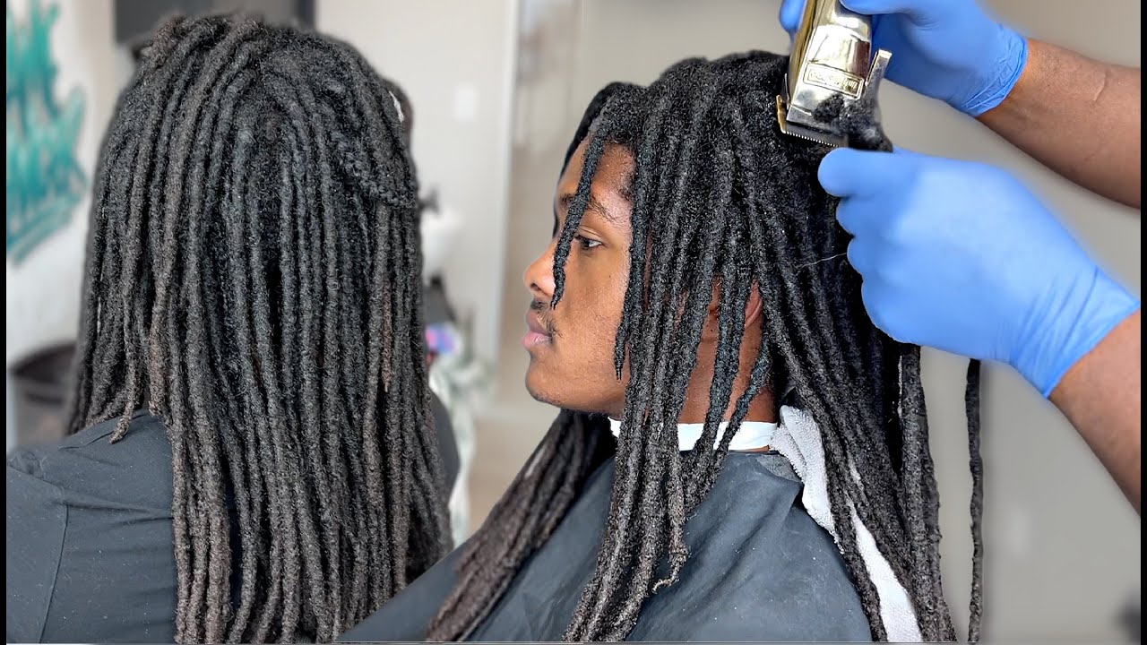CUTTING LOCS AFTER 15 YEARS | FULL VOICE OVER BARBER TUTORIAL | MUST SEE TRANSFORAMTION