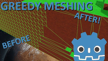 How to implement Greedy Meshing voxel simplification in Godot 4