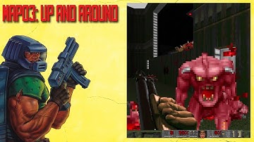 Doom II: Scythe - MAP03: UP AND AROUND (Ultra-Violence, 100% Kills, 100% Secrets, Pistol Start)