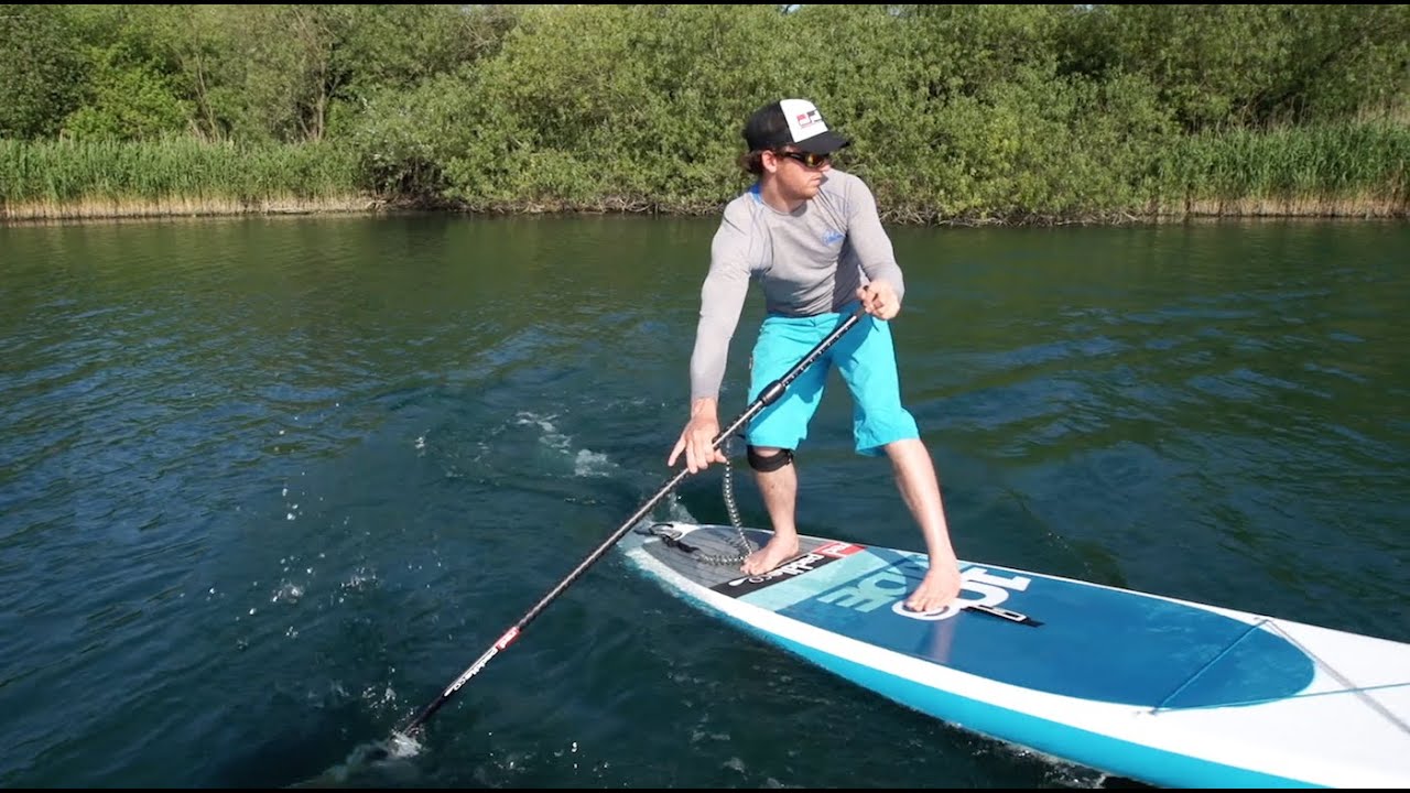 Paddle Board Technique - Step Back Turn - YouTube