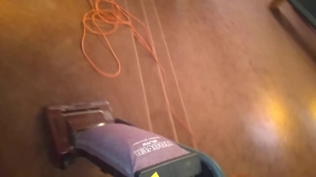 vacuuming church hoover elite