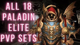 All 18 Paladin Elite Gladiator Sets - Transmog