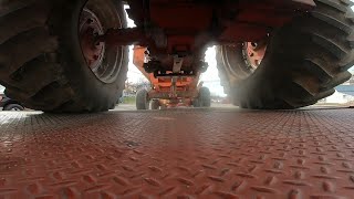 IH 1486 Tractor Pops Out of Gear Hauling Beans