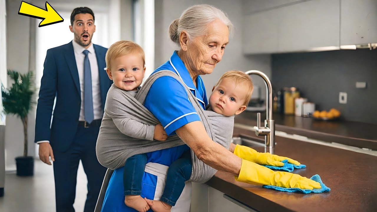 MILIONÁRIO FLAGRA SUA EMPREGADA IDOSA CARREGANDO SEUS GÊMEOS...OQUE ACONTECE DEPOIS EMOCIONA A TODOS