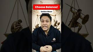 Why Extremes Can Destroy You | Aristotle’s Golden Mean Explained#upsc #shorts #goldenmean #ethics