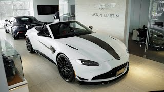 CHECK OUT This 2023 Aston Martin Vantage F1 Edition Roadster In Satin Lunar White!
