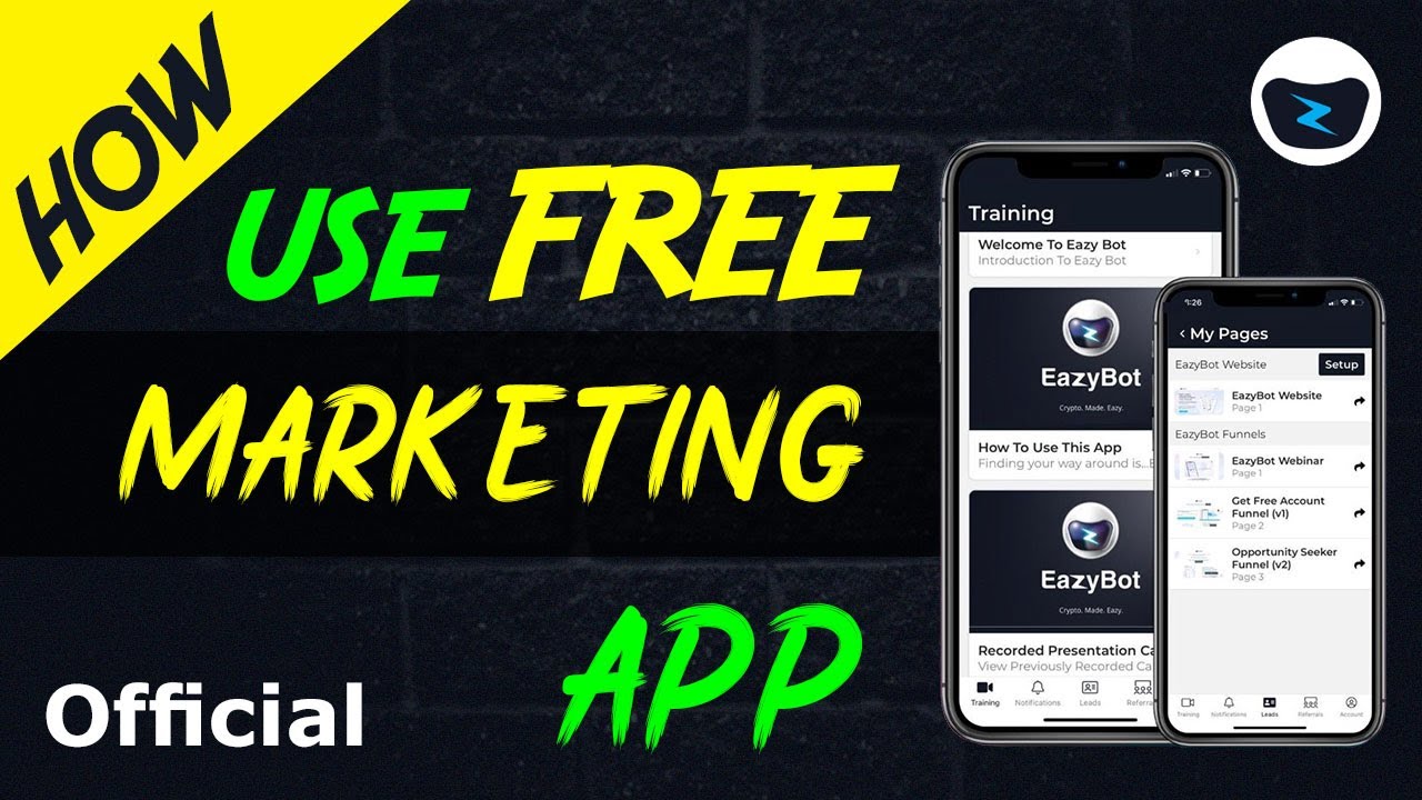 EazyBot | Eazy Bot Marketing App Demo | Free Funnel System for EasyBot Trading