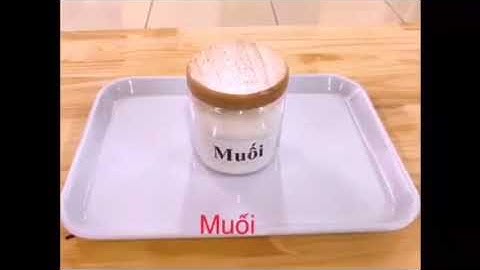 HƯỚNG DẪN BÉ PHA NƯỚC MUỐI VÀ SÚC HỌNG