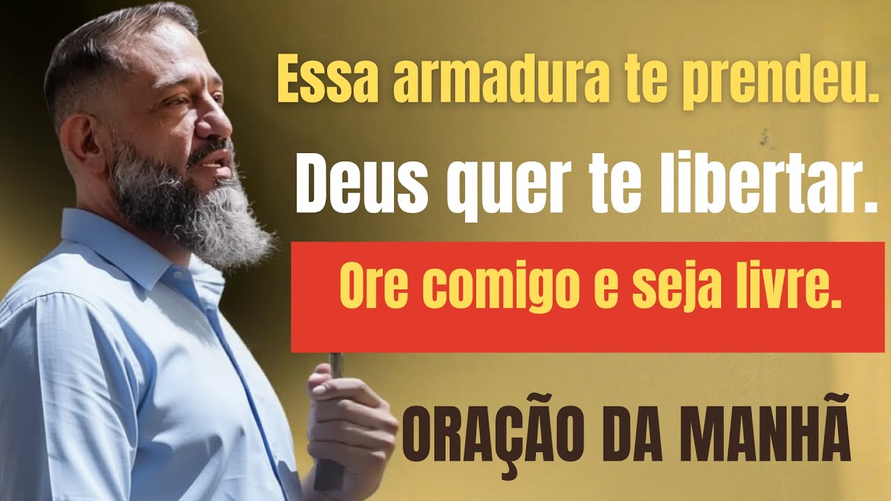 VOCÊ NÃO PRECISA MAIS DESSA ARMADURA! Esta oração vai te libertar hoje | Luciano Subirá