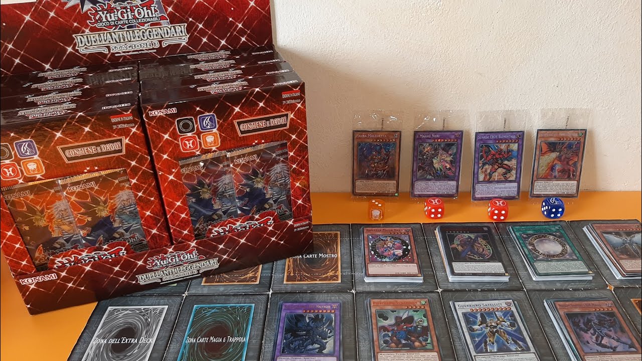 Yu-Gi-Oh! TCG - Duellanti Leggendari: Stagione 3 (ITA) - Box Con 2 Buste, 1 Carta Segreta Rara E 6 Ultra Rare, Dado Collezionabile - 3