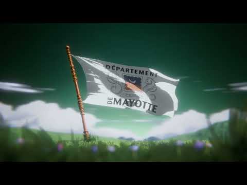 Mayotte Waving Flag