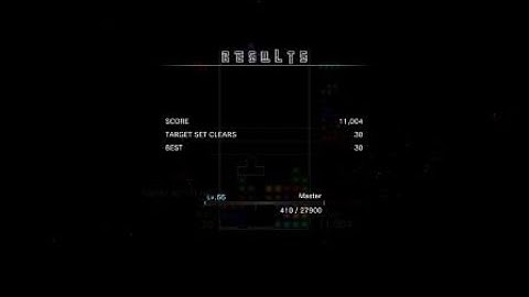 Tetris Effect: Target SS Rank (30 Set Clears)