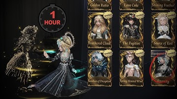 Identity V | PLAYING THE NEW SURVIVOR FOR 1 HOUR STRAIGHT! | Limited + Default Costume Gameplay